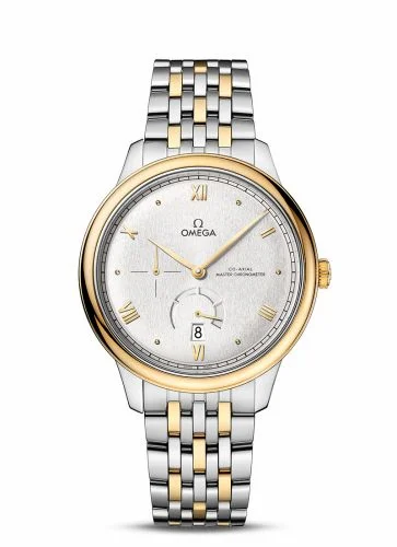 Omega De Ville Power Reserve Master Chronometer Stainless Steel - Yellow Gold / Silver / Bracelet 434.20.41.21.02.001 (43420412102001)